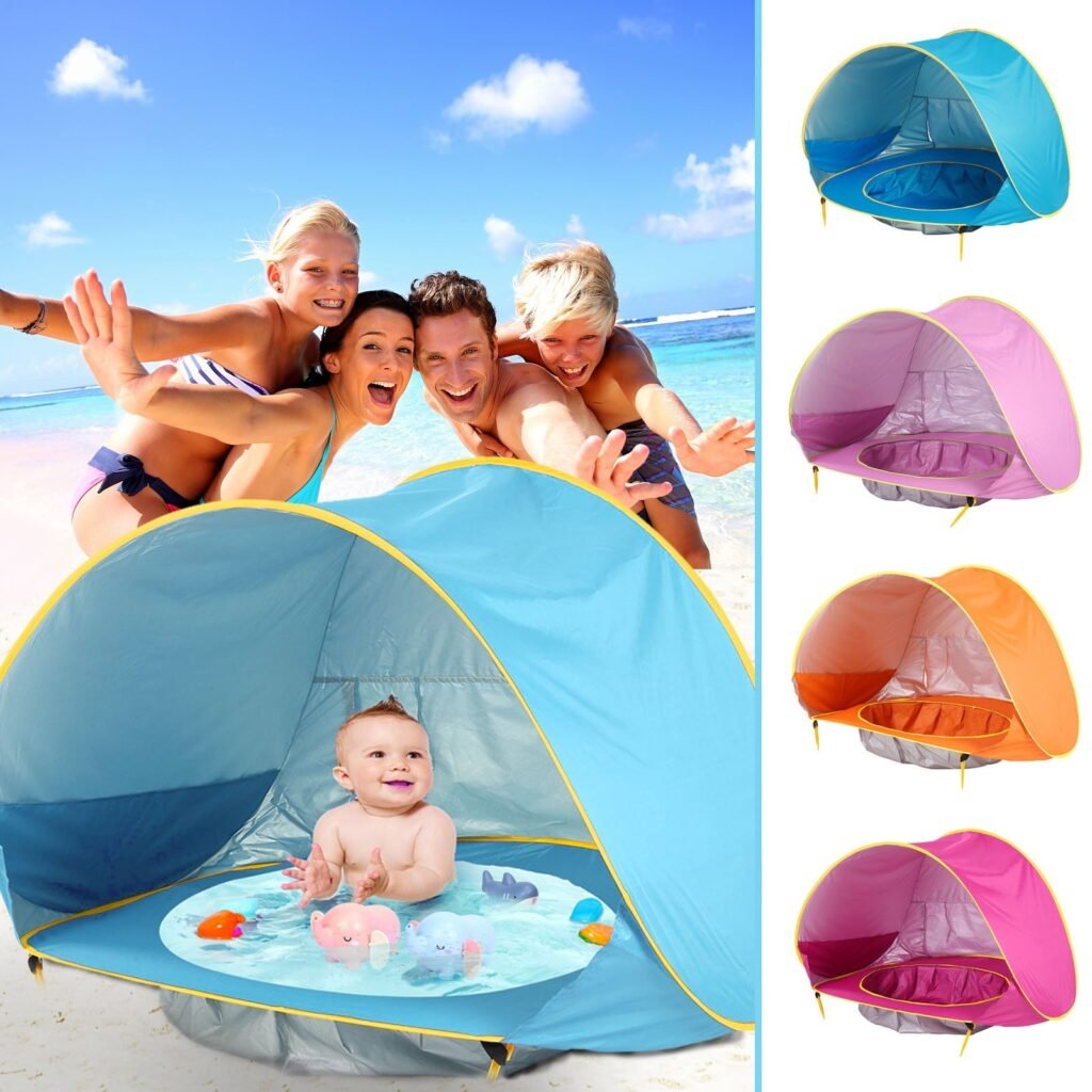 Carpa de Playa Infantil con Protección UV